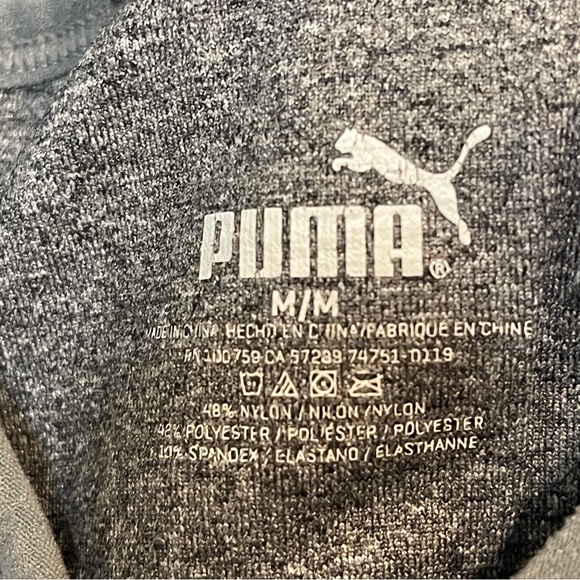 PUMA Seamless Graphic Logo Sports Bra Grey M - Picture 5 of 5